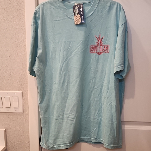 Comfort Colors Teal Graphic Tee - Picture 2 of 4